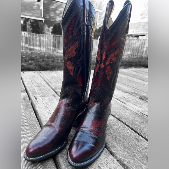 Vintage Texas Boot Company Butterfly Boots🦋 - Picture 7 of 9